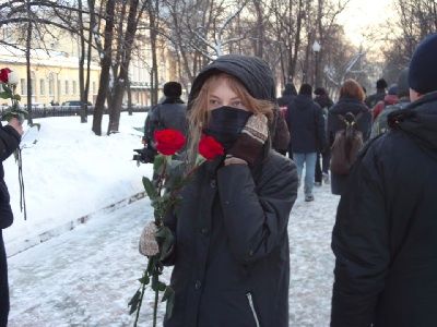 Акция в память о Маркелове и Бабуровой