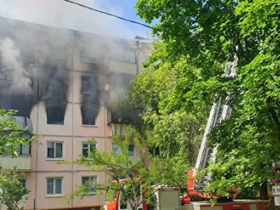 Взрыв дома на северо-востоке Москвы на улице Проходчиков. Фото: ГУ МЧС по Москве