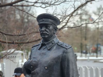 Памятник Сталину в Вологде Фото: тг Филимонова